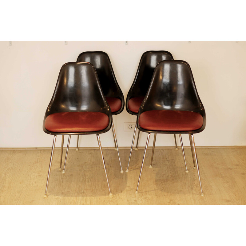 4 chairs "Burke" - 1960s