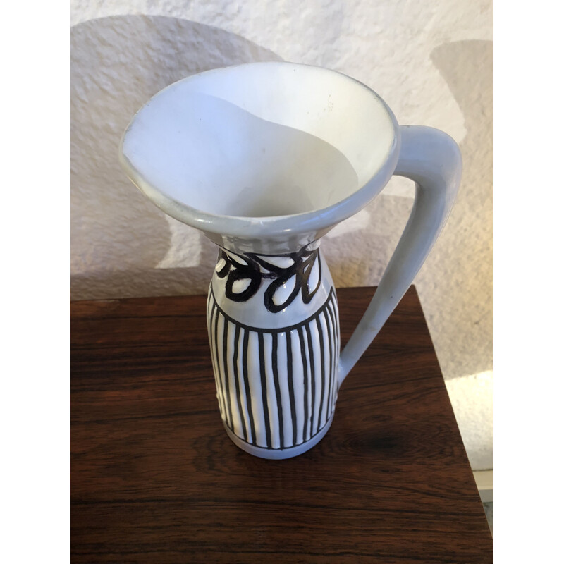 Vintage pitcher by Roger Capron