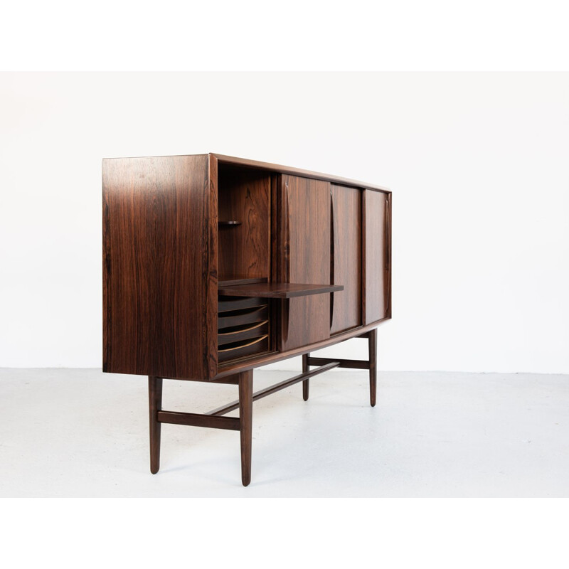 Vintage highboard in rosewood by Arne Vodder for HP Hansen