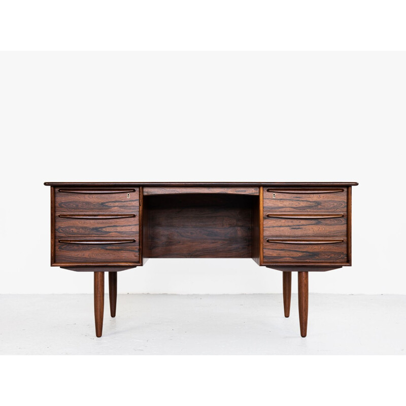 Vintage Danish desk in rosewood