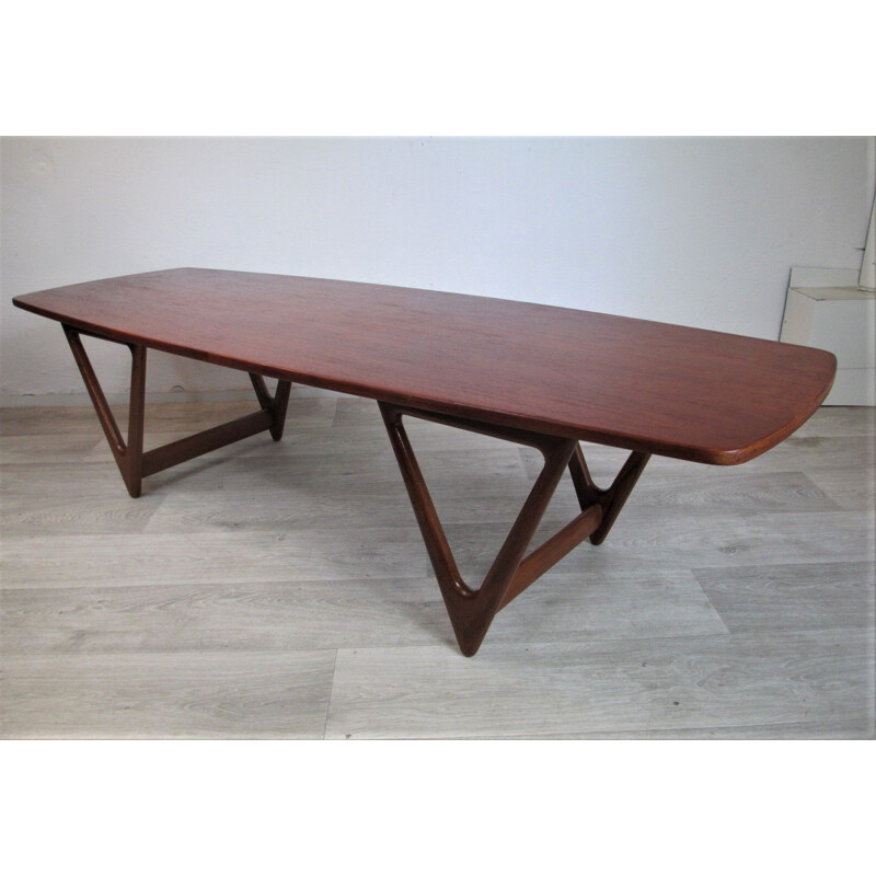 Vintage Coffee table by K. Østervig for Jason Møbler, Denmark, 1950s