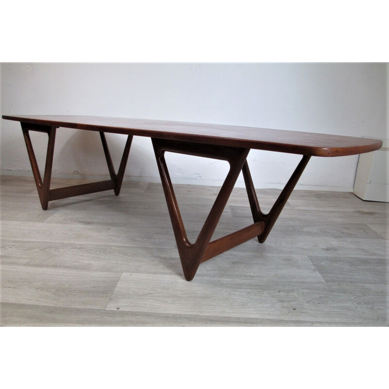 Vintage Coffee table by K. Østervig for Jason Møbler, Denmark, 1950s