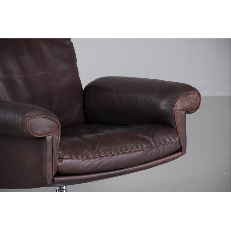 Pair of vintage armchairs model DS31 De Sede 1970s 