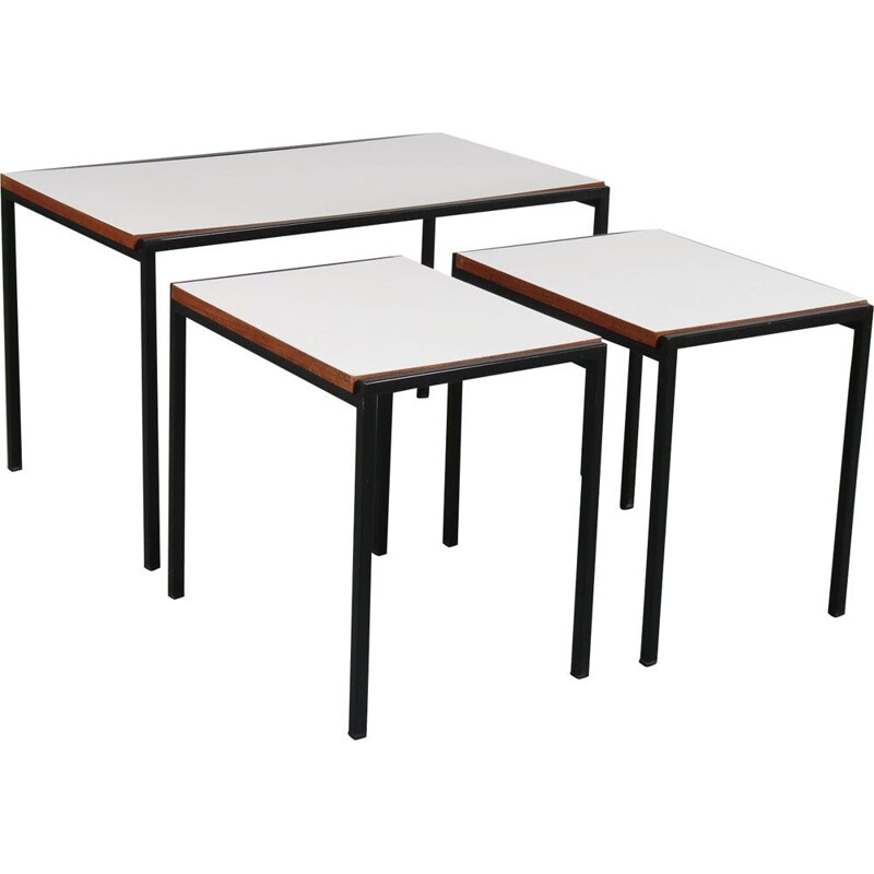 Vintage nesting tables by Cees Braakman for Pastoe the Netherlands