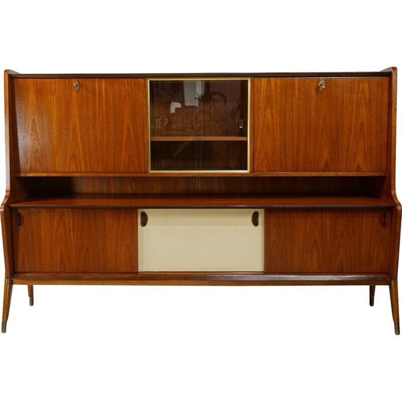 Vintage wooden sideboard by Oswald Vermaercke for V-Form