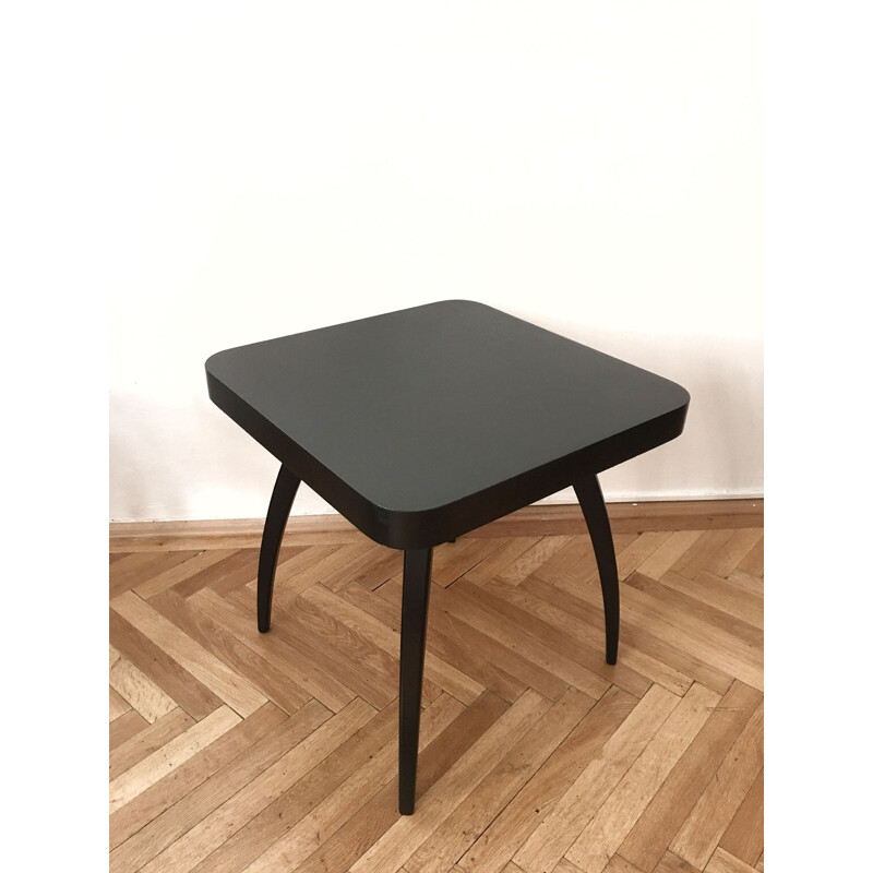 Mesa lateral Vintage Spider para UP Zavody Rusinov em madeira 1940