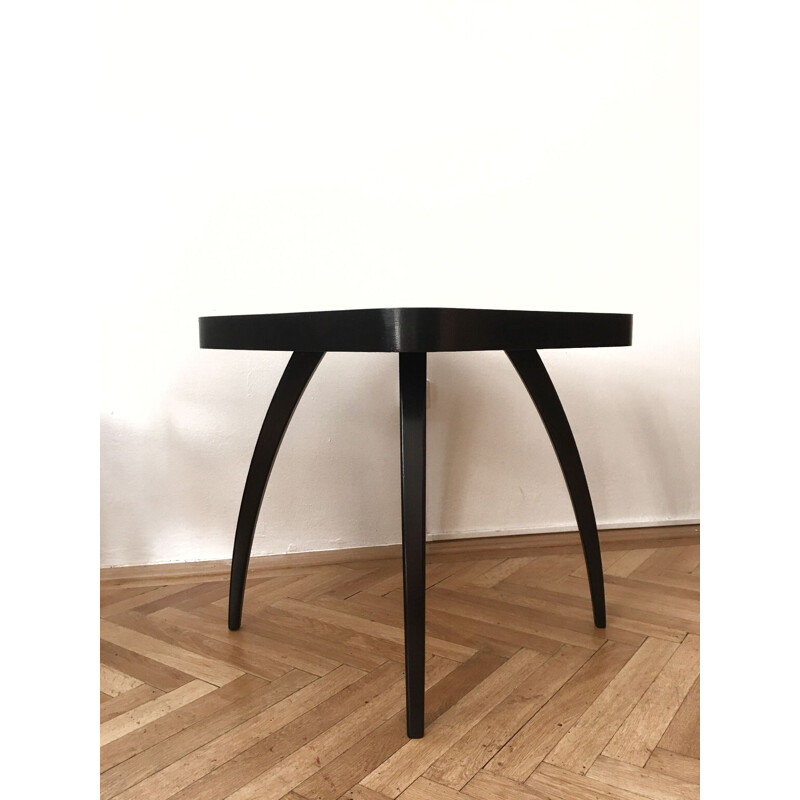 Vintage Spider side table for UP Zavody Rousinov in wood 1940s