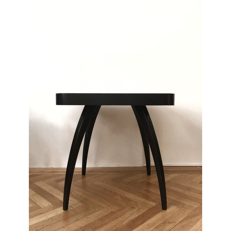 Vintage Spider side table for UP Zavody Rousinov in wood 1940s