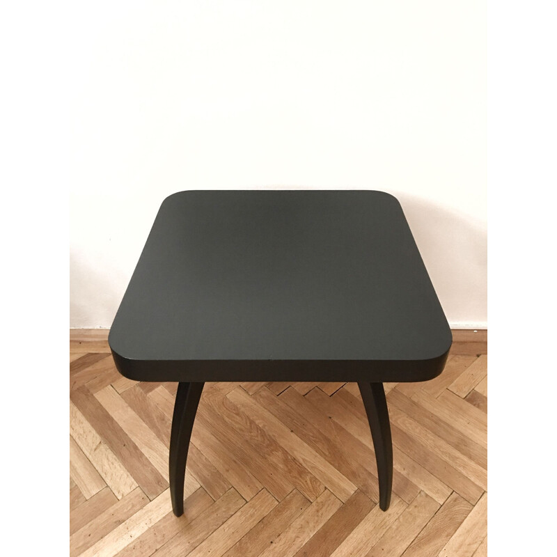 Vintage Spider side table for UP Zavody Rousinov in wood 1940s