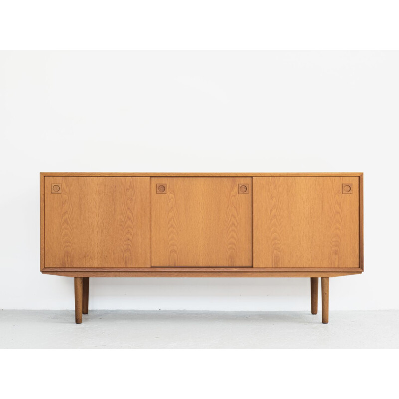 Vintage danish compact sideboard for Skovby in oakwood 1960s