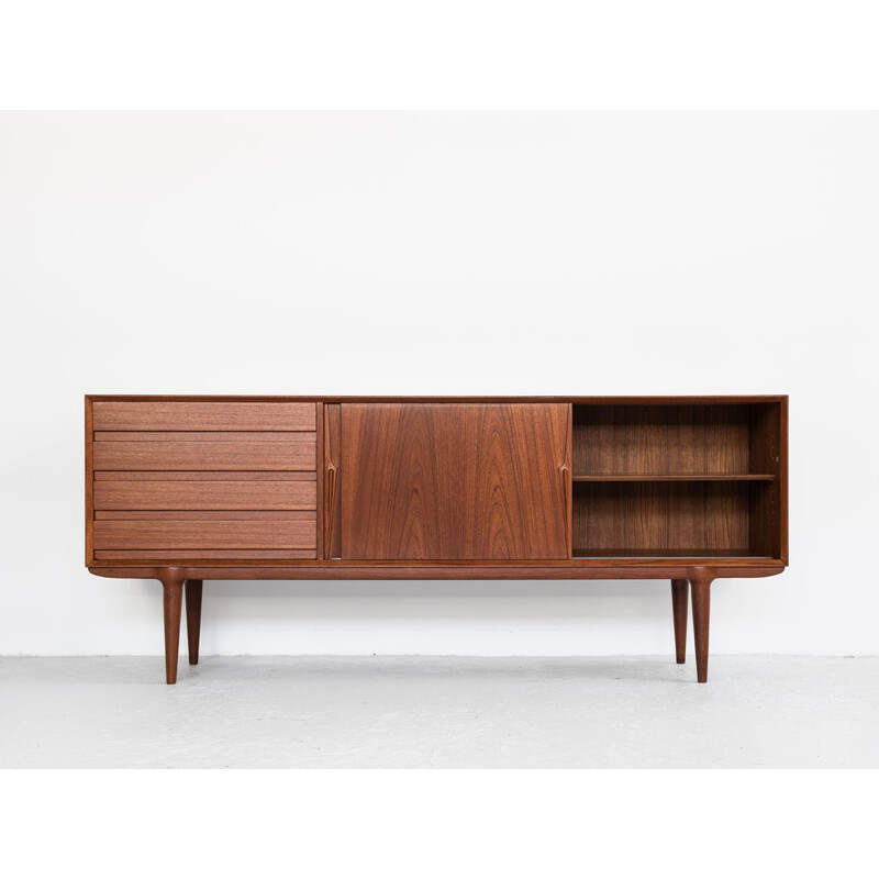 Vintage sideboard in teak Model 18 by Omann Jun