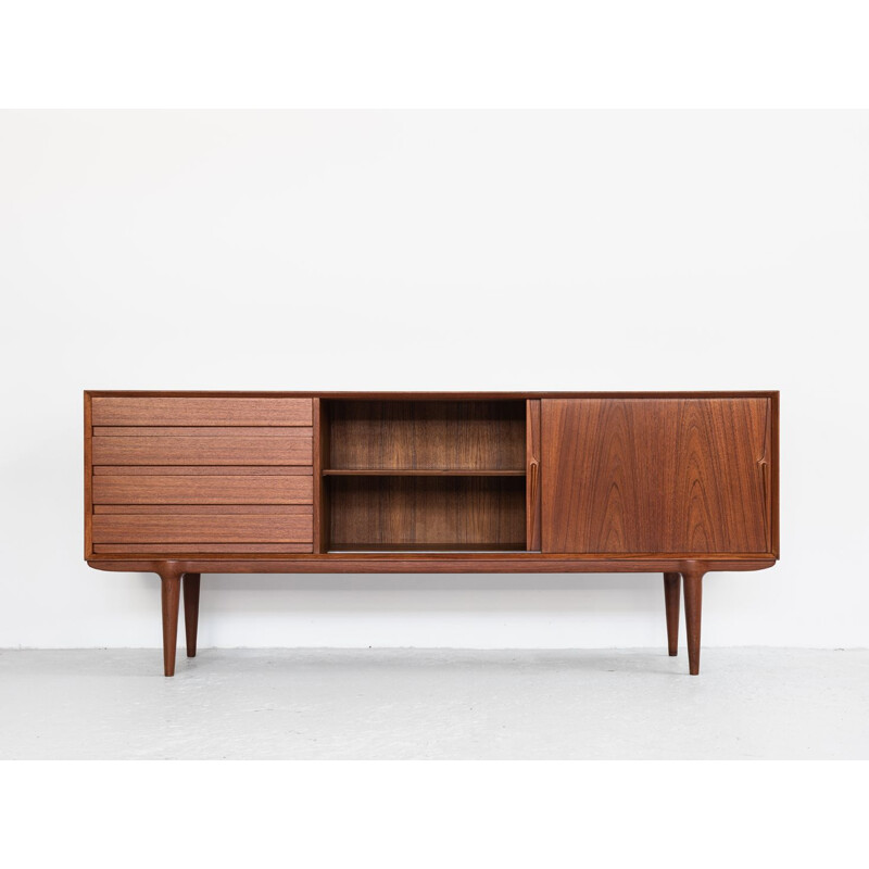 Vintage sideboard in teak Model 18 by Omann Jun