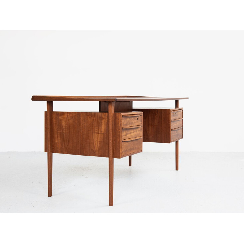 Vintage desk in teak by Peter Løvig Nielsen