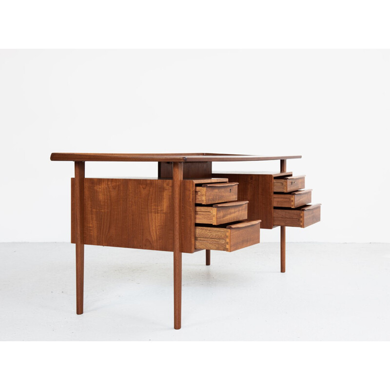 Vintage desk in teak by Peter Løvig Nielsen