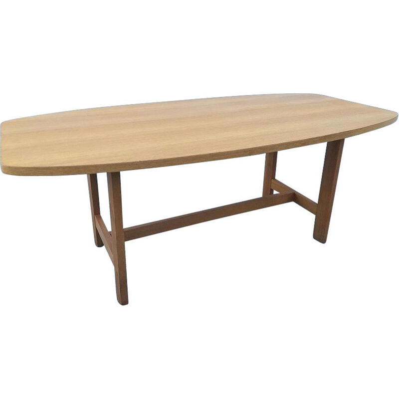 Scandinavian vintage oak table 1960