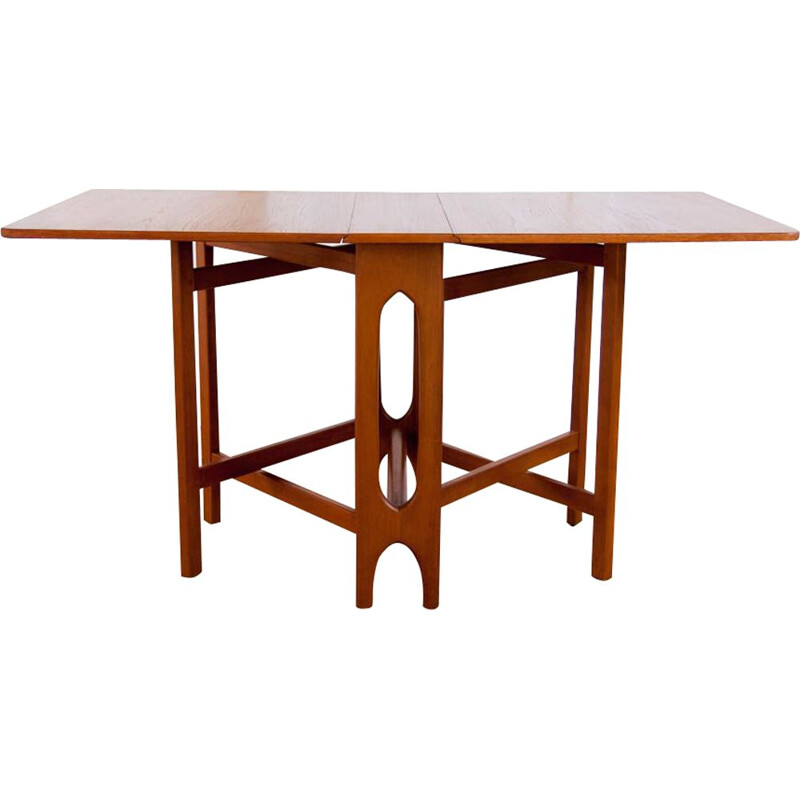 Vintage Scandinavian table with flaps