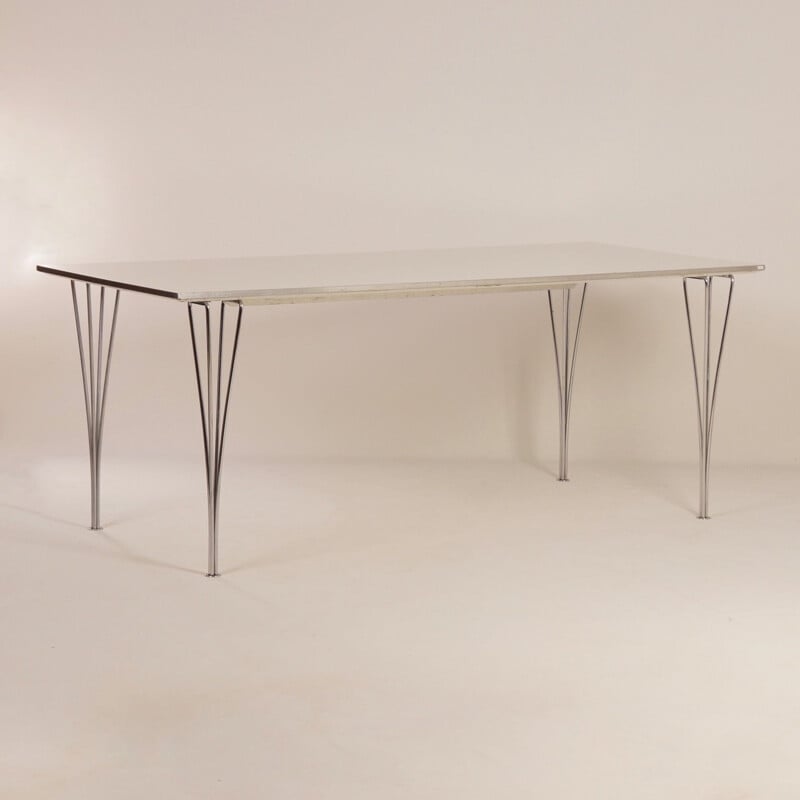 Vintage dining table by Piet Hein, Bruno Mathsson and Arne Jacobsen for Fritz Hansen, 1990s