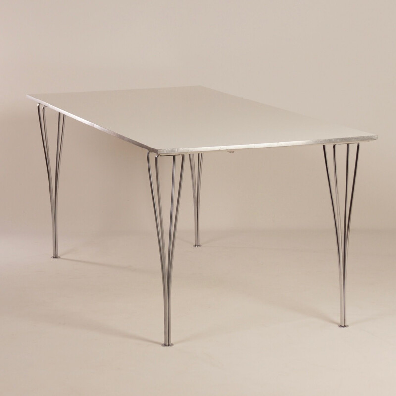 Vintage dining table by Piet Hein, Bruno Mathsson and Arne Jacobsen for Fritz Hansen, 1990s