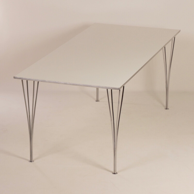 Vintage dining table by Piet Hein, Bruno Mathsson and Arne Jacobsen for Fritz Hansen, 1990s