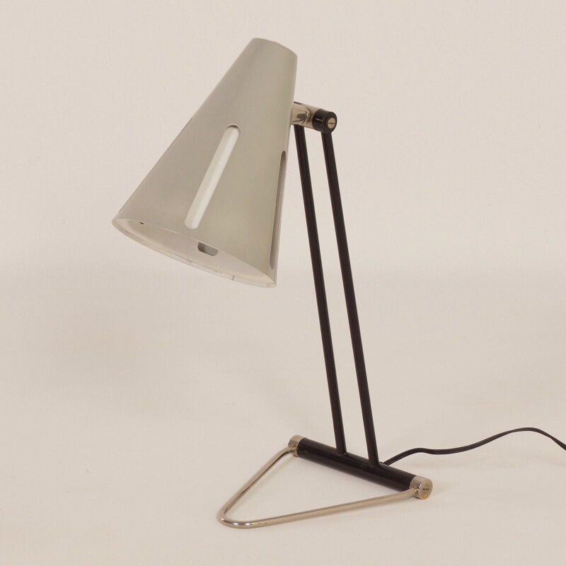 Vintage desk lamp Sun Series Model 1 by H. Busquet for Hala, 1950s