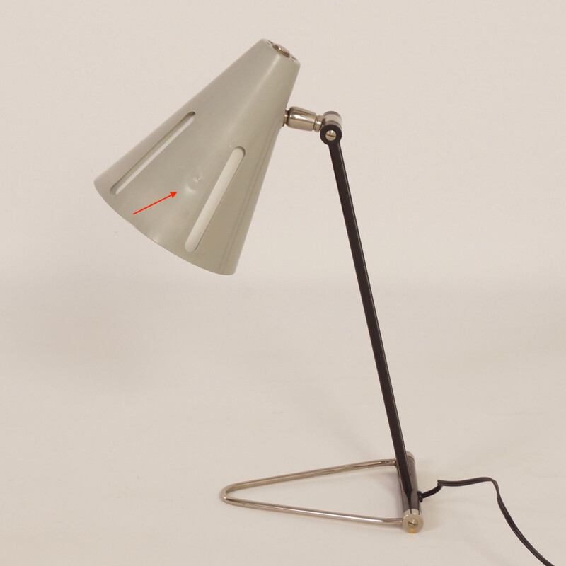 Lampe de bureau vintage Sun Series Model 1 de H. Busquet pour Hala, années 1950