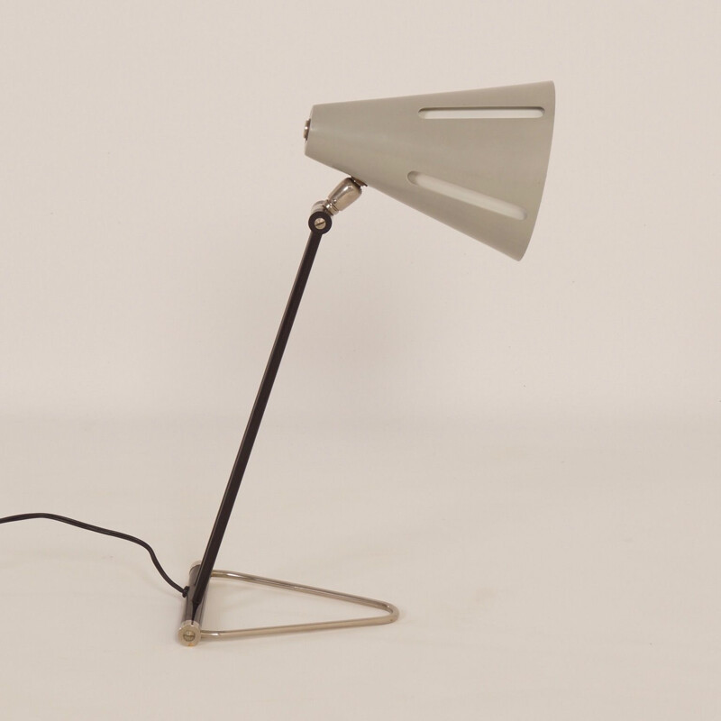 Vintage desk lamp Sun Series Model 1 by H. Busquet for Hala, 1950s