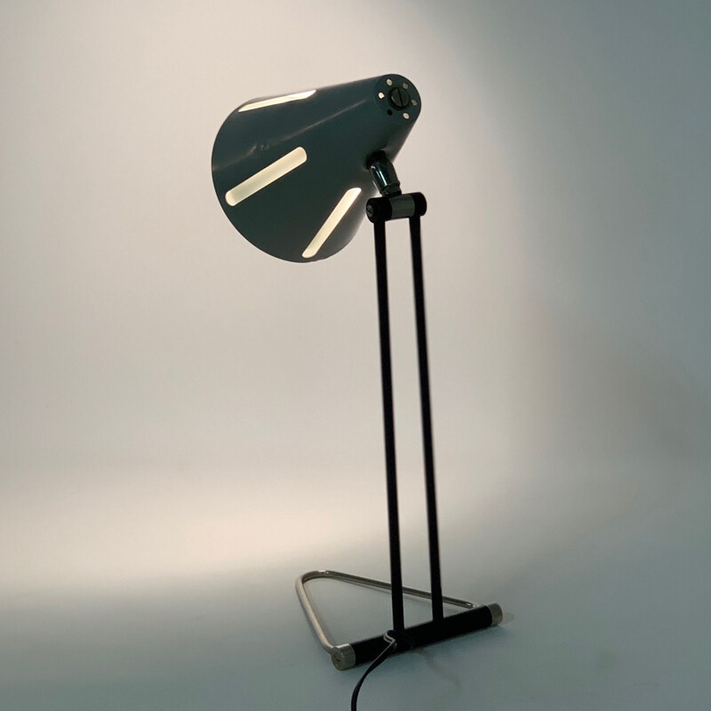 Vintage desk lamp Sun Series Model 1 by H. Busquet for Hala, 1950s