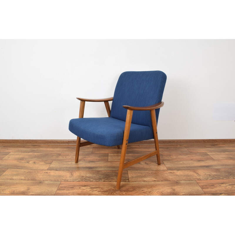 Pair of vintage armchairs in teak from Dokka Møbler, Norwegian 1960s