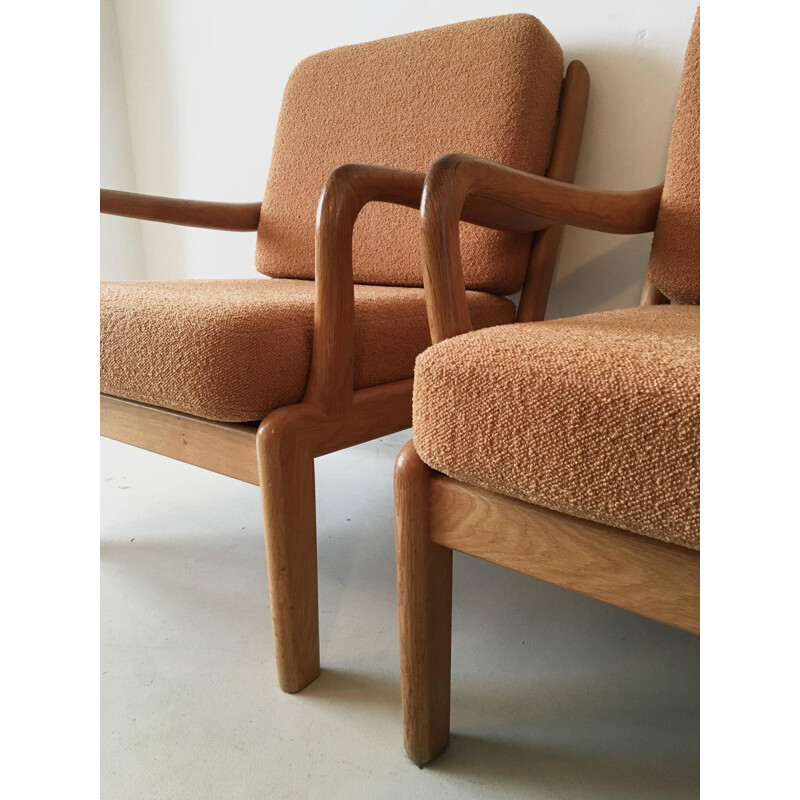 Pair of Scandinavian L Olsen & Son lounge chairs - 1960s