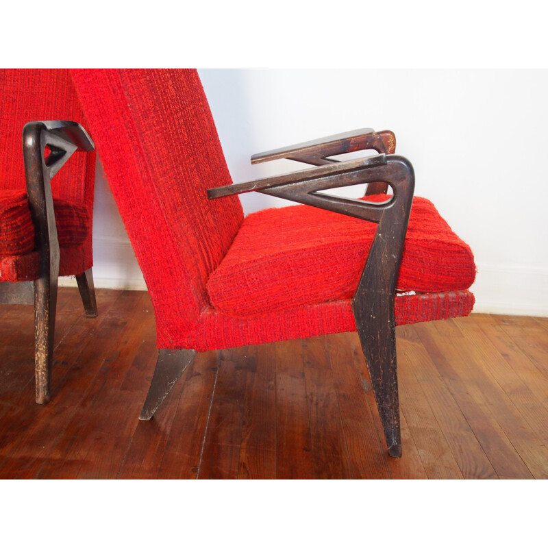 Paire de fauteuils vintage Parker Knoll 1950