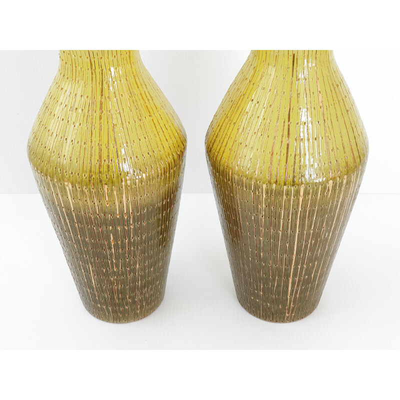 Pair of vintage vases, Italian 1950