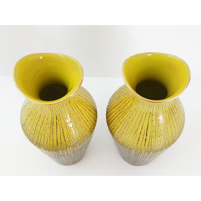 Pair of vintage vases, Italian 1950