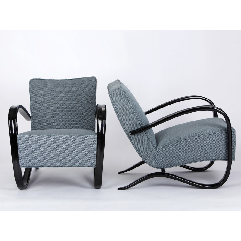 Paire de fauteuils vintage H-269, Jindrich HALABALA - 1930