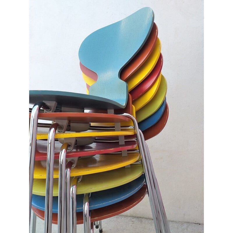 Orange Ant Chair by Arne Jacobsen for Fritz Hansen