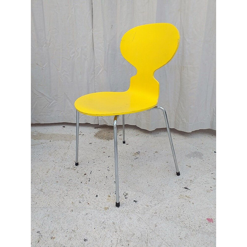 Yellow Ant Chair by Arne Jacobsen for Fritz Hansen