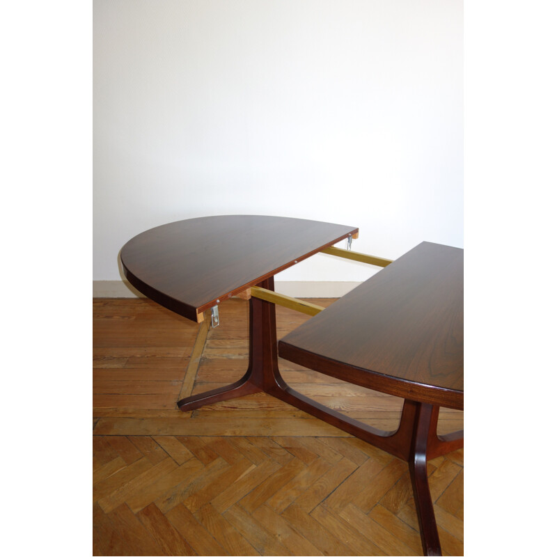 Vinatge dining table Baumann made of Rosewood 1960s