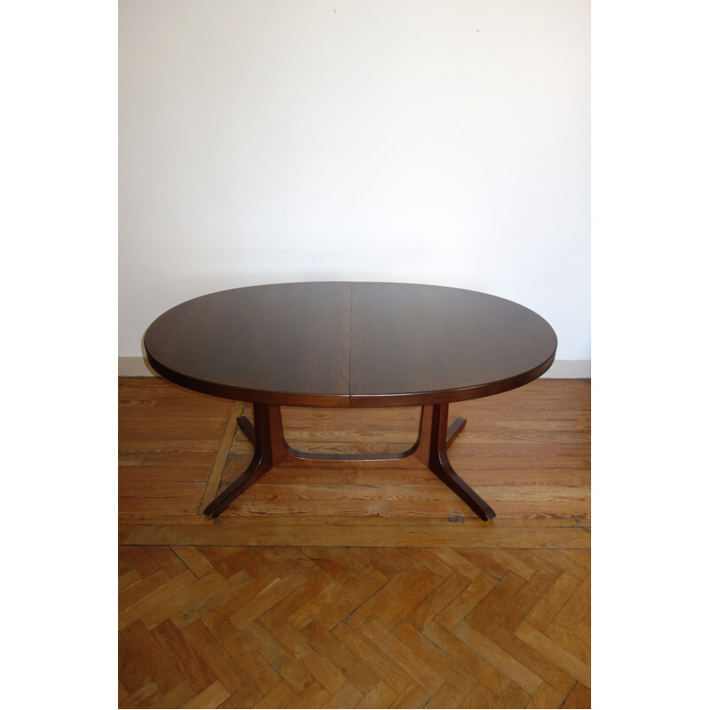 Vinatge dining table Baumann made of Rosewood 1960s