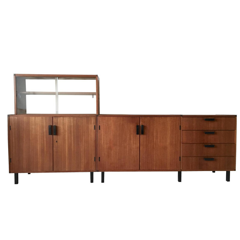 Pastoe modular sideboard in teak, Cees BRAAKMAN - 1950s