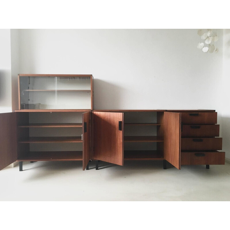 Pastoe modular sideboard in teak, Cees BRAAKMAN - 1950s