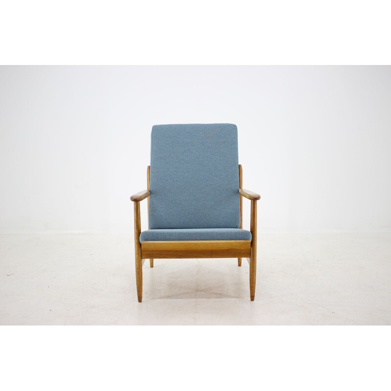 Vintage Armchair in oak edited by ULUV, Czechoslovakia, 1960s