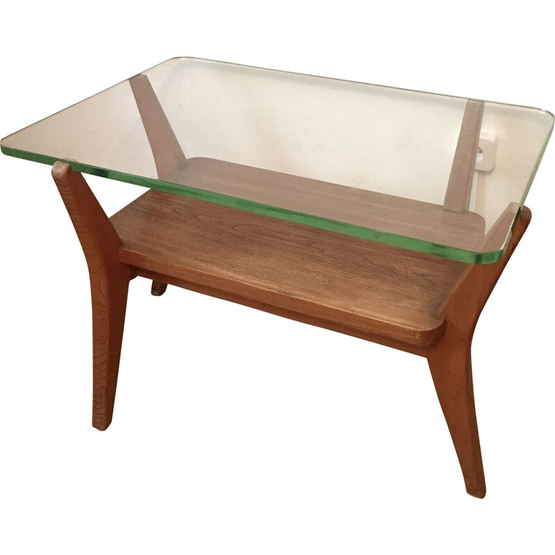 Vintage unique coffee table by Karel Kozelka and Antonin Kropacek, 1940s