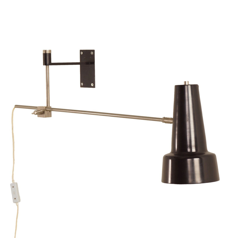 Vintage Wall Lamp Model 55 by Hagoort, 1960