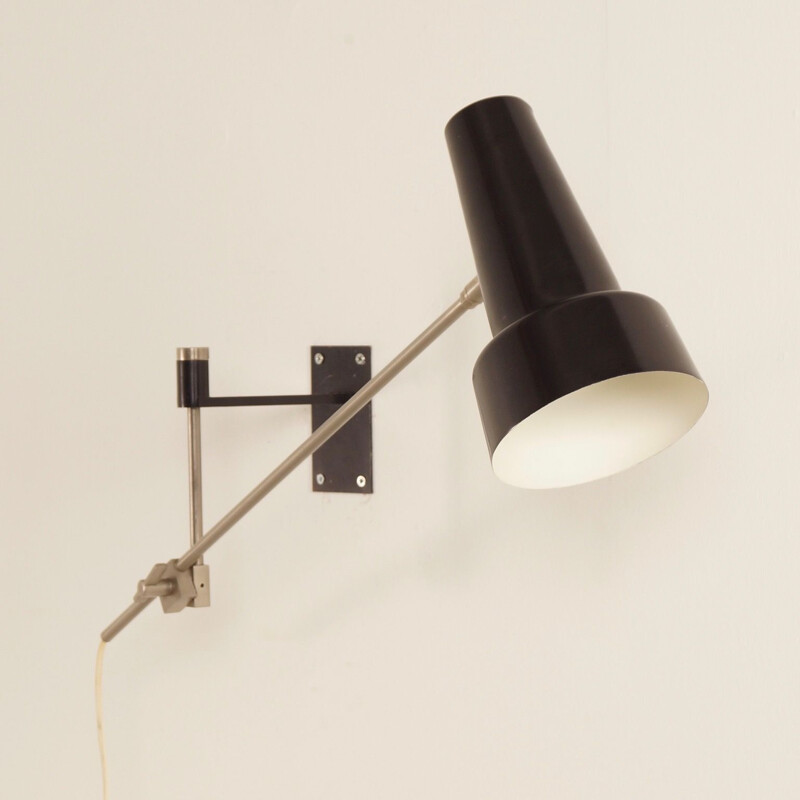 Vintage Wall Lamp Model 55 by Hagoort, 1960