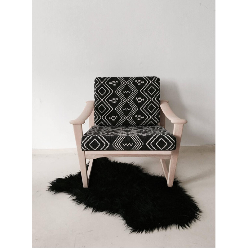 Wooden and fabric Pastoe armchair, Finn JUHL - 1960s