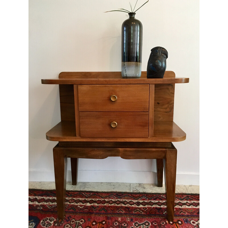 Vintage bedside table Art Deco France 1930