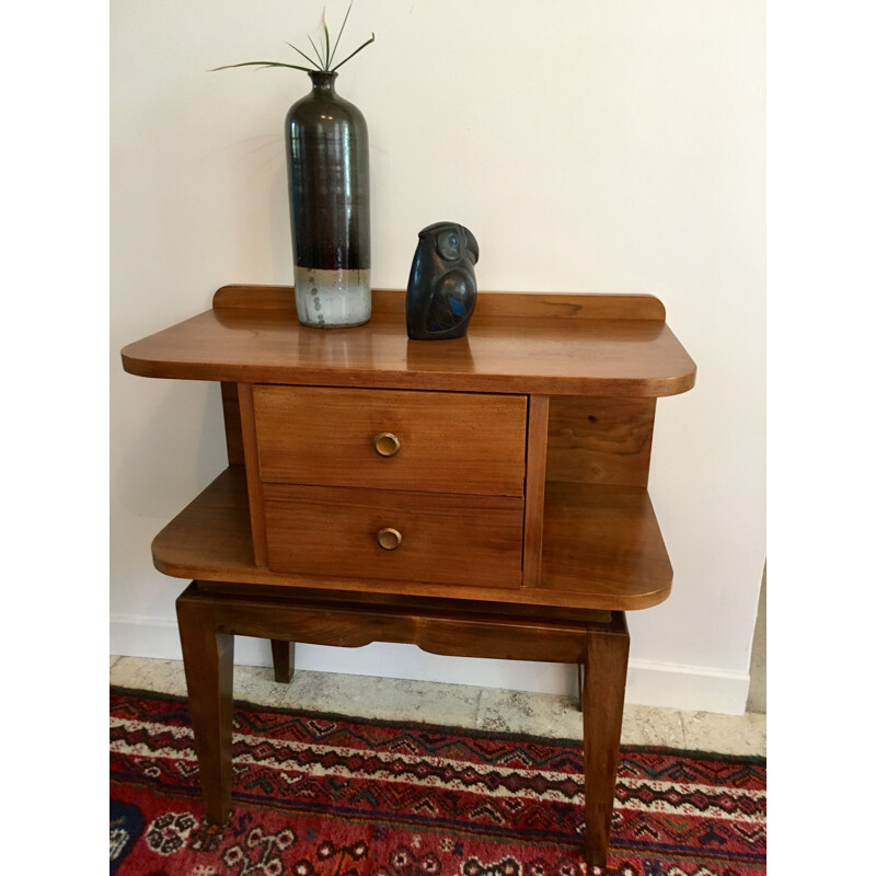 Vintage bedside table Art Deco France 1930