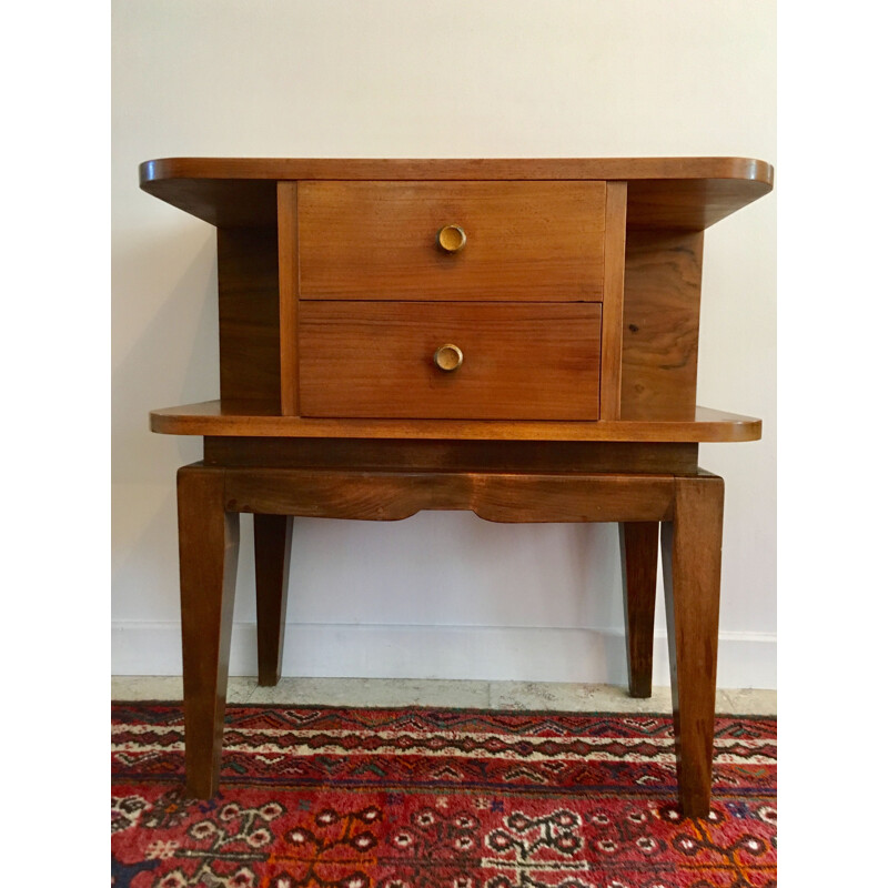 Vintage bedside table Art Deco France 1930