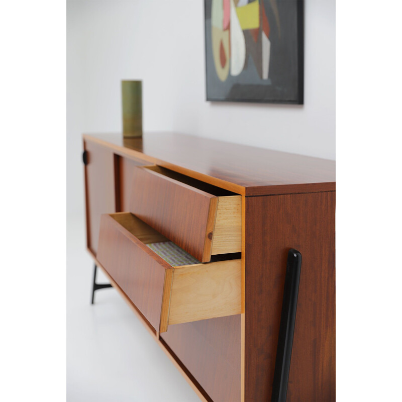 Vintage sideboard by Alfred Hendrickx for Belform 1950s 