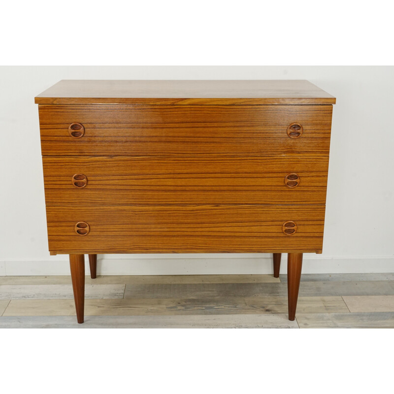 Vintage chest of drawers in teak 1960s