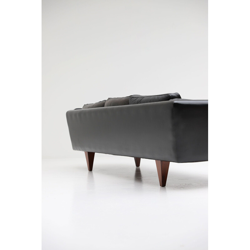 Vintage Three-Seat Sofa, V11 Model by Illum Wikkelso for Holger Christiansen, Denmark,1970